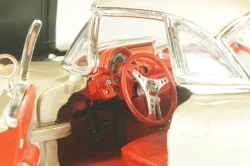 Chevrolet Corvette (С1) 1961, silver grey, AMM1151, AutoWorld 1:18  
