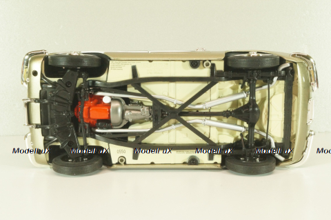 Chevrolet Corvette (С1) 1961, silver grey, AMM1151, AutoWorld 1:18  