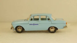 Москвич-408 Такси голубой, Тантал/Радон 1:43