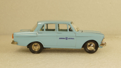 Москвич-408 Такси голубой, Тантал/Радон 1:43