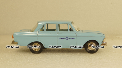 Москвич-408 Такси голубой, Тантал/Радон 1:43