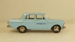 Москвич-408 Такси голубой, Тантал/Радон 1:43