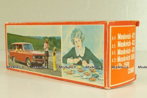 Москвич-427 А4, Аэрофлот, охра, Июль 1978г., Тантал/Радон 1:43