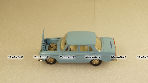 Москвич-408 Такси голубой, Тантал/Радон 1:43