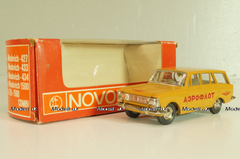 Москвич-427 А4, Аэрофлот, охра, Июль 1978г., Тантал/Радон 1:43
