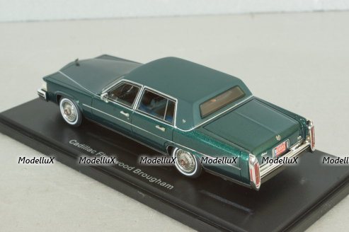 Cadillac Fleetwood Brougham 1991, green, 43555, NEO 1:43
