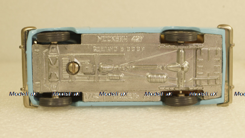 Москвич 427 А4, аэрофлот, 2 зажима, Тантал/Радон 1:43