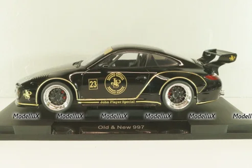 Porsche 911 (997) RWB JPS John Player Special Old & New 2020, black, MCG18326, MCG 1:18