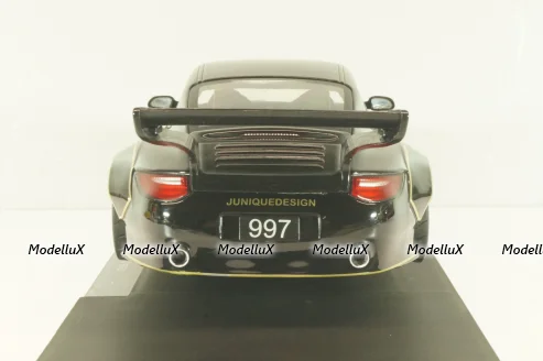 Porsche 911 (997) RWB JPS John Player Special Old & New 2020, black, MCG18326, MCG 1:18