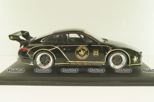 Porsche 911 (997) RWB JPS John Player Special Old & New 2020, black, MCG18326, MCG 1:18