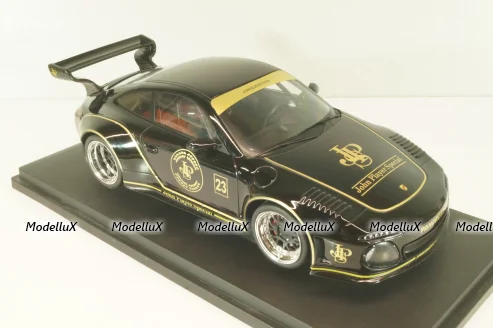 Porsche 911 (997) RWB JPS John Player Special Old & New 2020, black, MCG18326, MCG 1:18