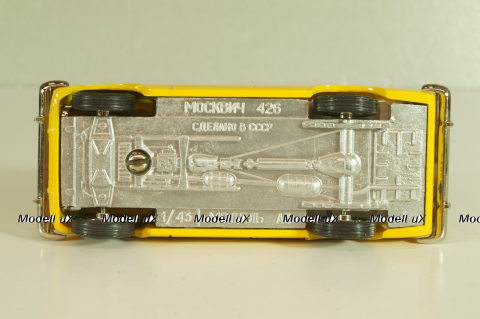 Москвич-426 А3, желтый, Олимпийский, Тантал/Радон 1:43