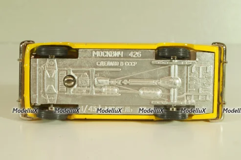 Москвич-426 А3, желтый, Олимпийский, Тантал/Радон 1:43