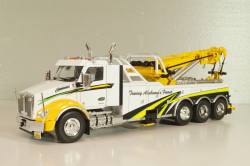 Kenworth T 880 wrecker tow truck 2018, white/yellow, TTR037, IXO 1:43