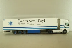 Scania 114L with semi-trailer "Bram van Tuyl" white, Tekno 1:50