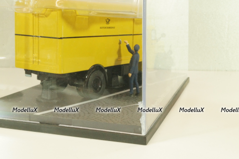 Mercedes L6600 truck Deutsche Bundespost, yellow, 010585, Schuco 1:43