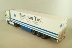 Scania 114L with semi-trailer "Bram van Tuyl" white, Tekno 1:50