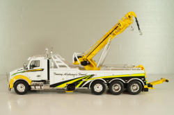 Kenworth T 880 wrecker tow truck 2018, white/yellow, TTR037, IXO 1:43