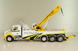 Kenworth T 880 wrecker tow truck 2018, white/yellow, TTR037, IXO 1:43