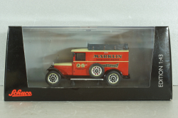 Mercedes-Benz L 1000 truck "Marklin" 1930, red/beige, 450292800, Schuco 1:43