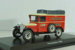 Mercedes-Benz L 1000 truck "Marklin" 1930, red/beige, 450292800, Schuco 1:43