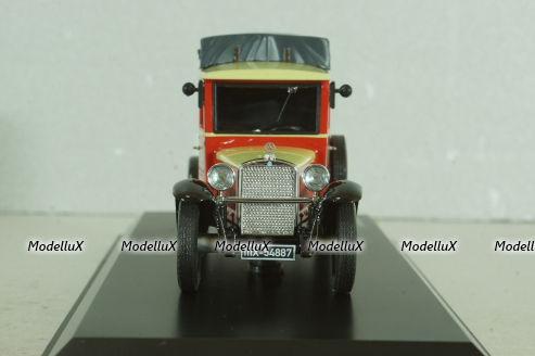 Mercedes-Benz L 1000 truck "Marklin" 1930, red/beige, 450292800, Schuco 1:43