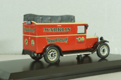 Mercedes-Benz L 1000 truck "Marklin" 1930, red/beige, 450292800, Schuco 1:43