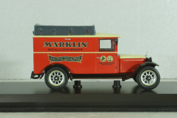 Mercedes-Benz L 1000 truck "Marklin" 1930, red/beige, 450292800, Schuco 1:43