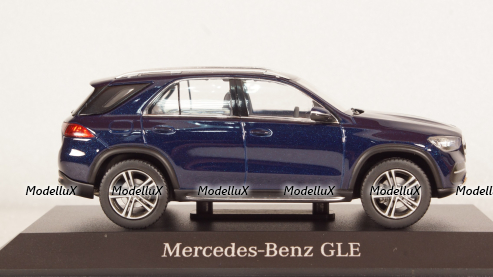 Mercedes-Benz GLE (V167) 2018, blue, B66960551, Norev 1:43
