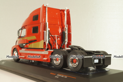 Volvo VNL 730 tractor 2010, red, TR220, IXO 1:43