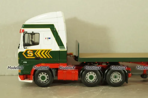 Daf 95XF truck with semi-trailer "Stobart" 1997, green/white, Corgi 1:50