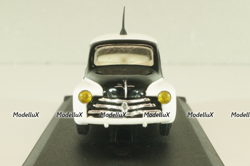 Renault 4 CV Police 1950, white/black, V3166, Eligor 1:43
