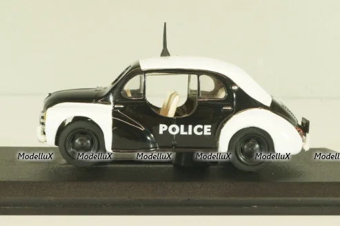 Renault 4 CV Police 1950, white/black, V3166, Eligor 1:43