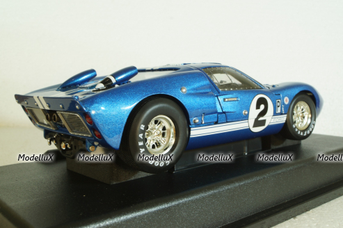 Ford GT40 MK II #2, 12h Serbian 1966 Grant, Gurney, Shelby Collectibles 1:18