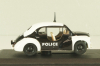 Renault 4 CV Police 1950, white/black, V3166, Eligor 1:43