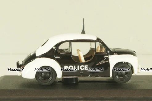 Renault 4 CV Police 1950, white/black, V3166, Eligor 1:43