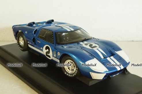 Ford GT40 MK II #2, 12h Serbian 1966 Grant, Gurney, Shelby Collectibles 1:18