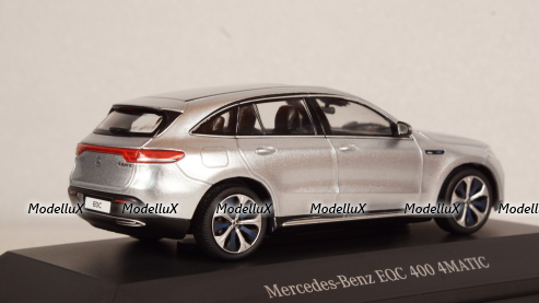Mercedes EQC 400 4 Matic 2019 silver, Spark 1:43