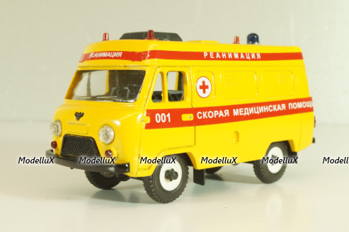 УАЗ-39094, Реанимация, Агат 1:43