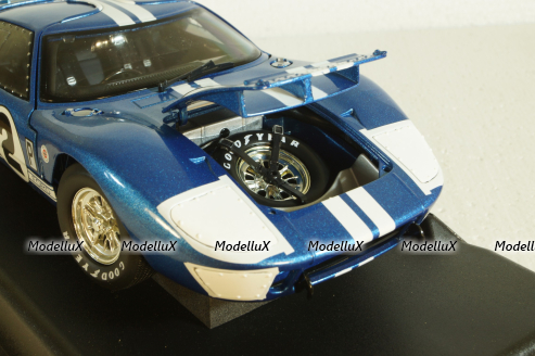 Ford GT40 MK II #2, 12h Serbian 1966 Grant, Gurney, Shelby Collectibles 1:18