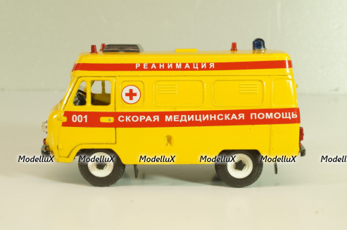 УАЗ-39094, Реанимация, Агат 1:43