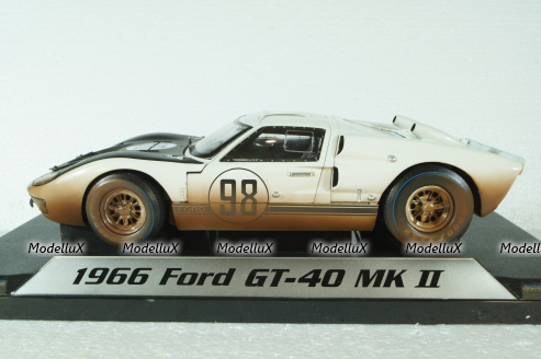 Ford GT40 MK II #98 Winner 24h Daytona 1966 Dirty Version, Shelby Collectibles 1:18