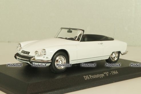 Citroen DS Prototype "S" 1964, white, Citroen DS Collection, Atlas 1:43 