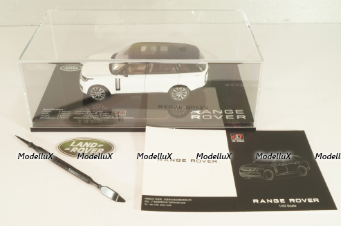 Range Rover (L405) SV Autobiography  Serenity 2017, white/black, LCD43014-WB, LCD 1:43