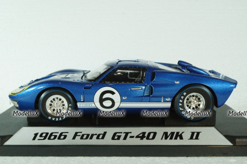 Ford GT-40 MK II #6 24h LeMans 1966 Bianchi, Andretti, Shelby Collectibles 1:18