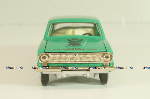 Газ-24 Волга А14, зеленый, Фестиваль 1985г.,  Тантал/Радон 1:43