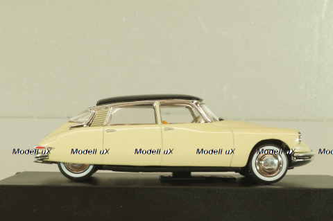 Citroen DS19 1956, ivory/black, Hachette 1:43