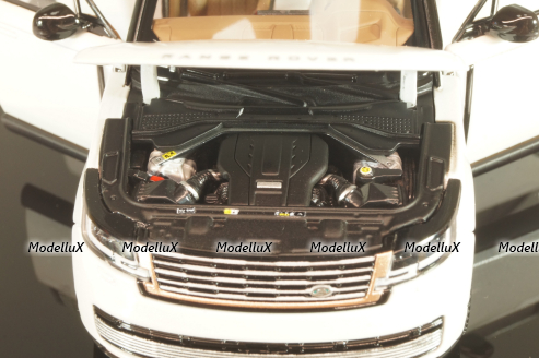 Range Rover (L405) SV Autobiography  Serenity 2017, white/black, LCD43014-WB, LCD 1:43