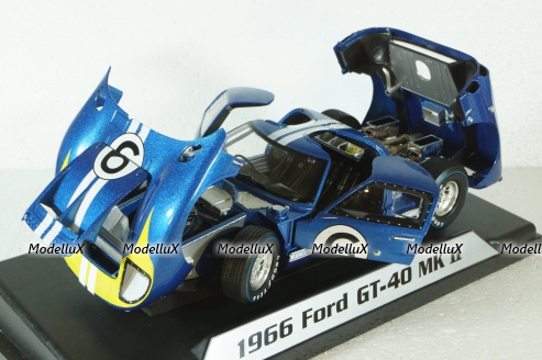 Ford GT-40 MK II #6 24h LeMans 1966 Bianchi, Andretti, Shelby Collectibles 1:18
