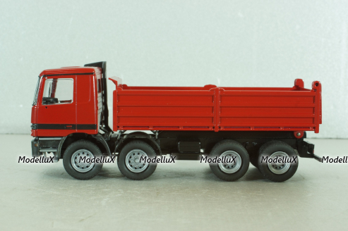 Mercedes Actros 8x4, dump truck 8x4, red, 4074, Conrad 1:50